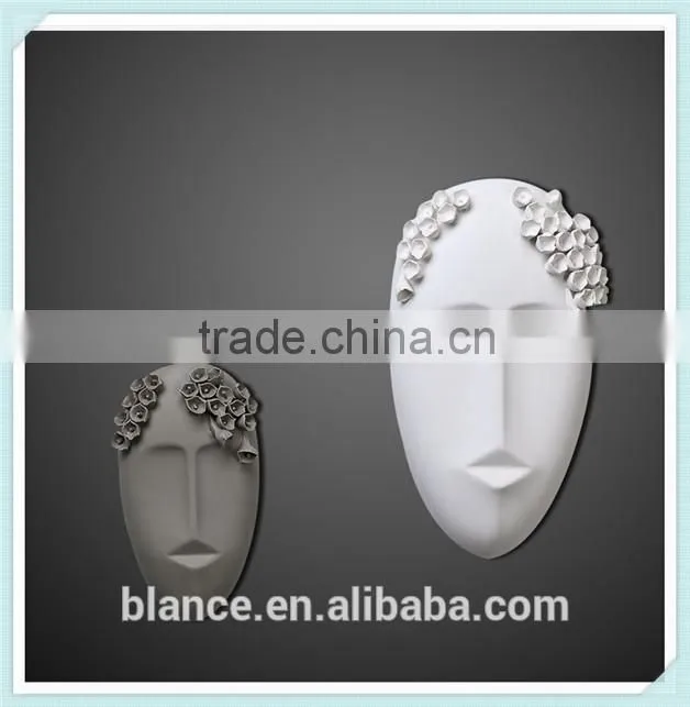 resin abstract mask for wall decoration,decorative masks for sale