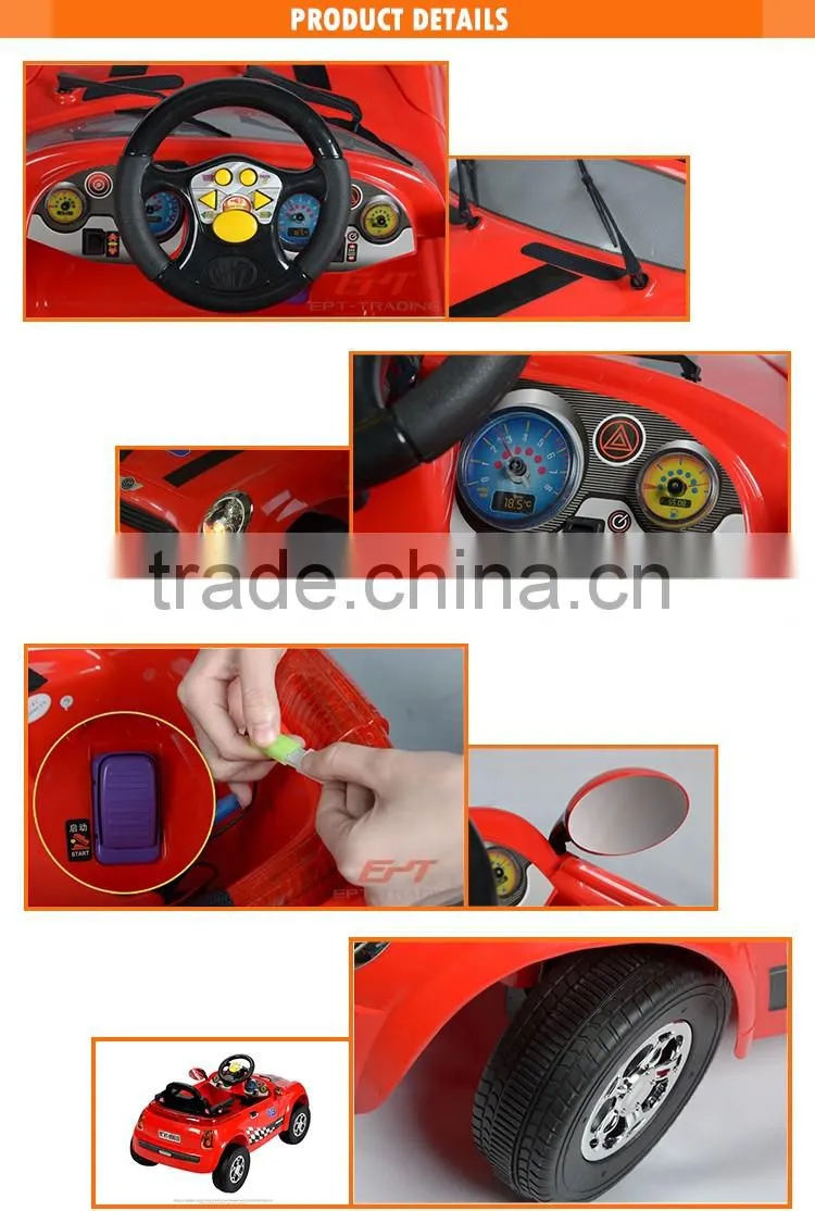 Kids ride on remote control power ride on car toy