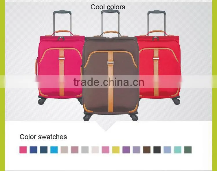 2016 latest style high quality oxford durable luggage travel bags in pcs set