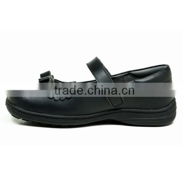 Wholesale Cheap Teenage Girls Flat Back to School Fitkids Shoes with Bow Knot