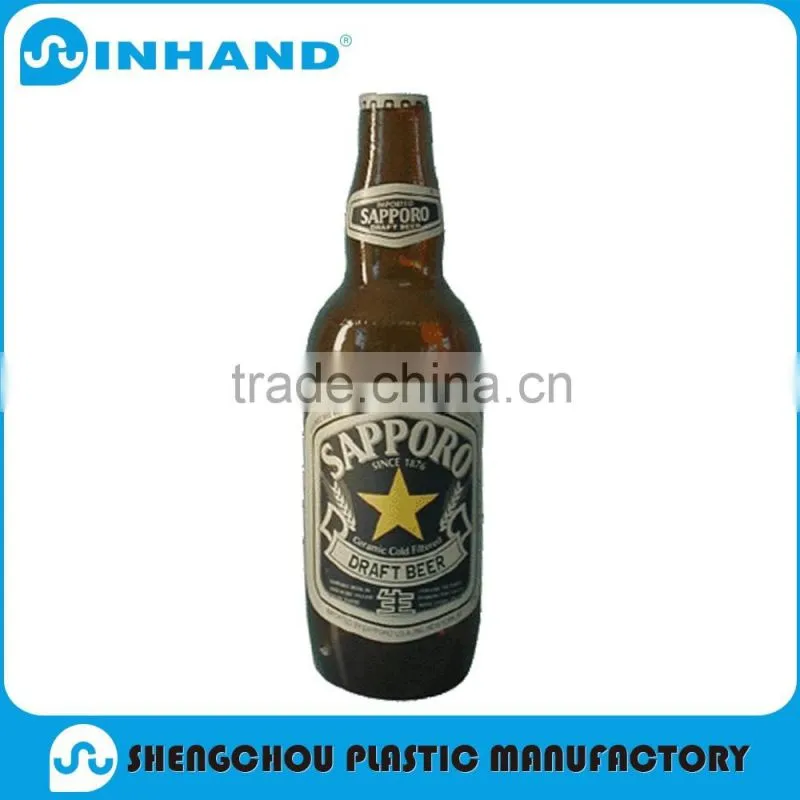 2016factory EN71 Eco-friendly Promotion yellow pvc inflatable bottle baby toy/kids toys