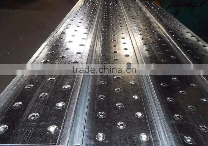 240x45 Scaffolding Metal Plank Galvanized Scaffolding Walk Boards
