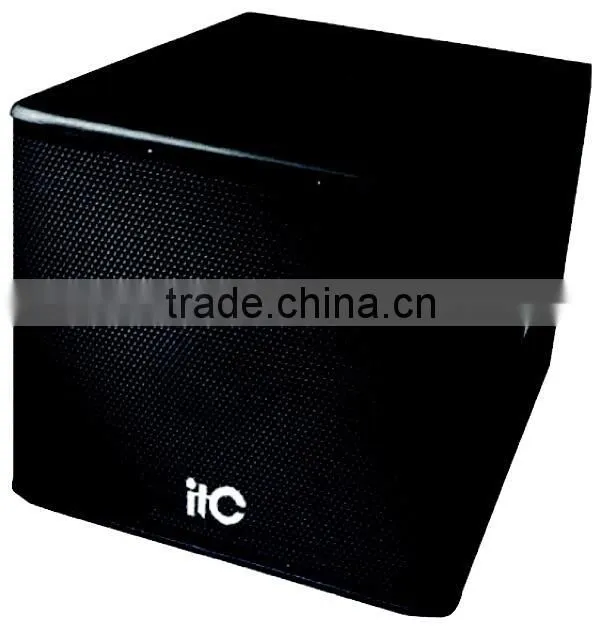 Professional dual 18" subwoofer speaker box for sound system