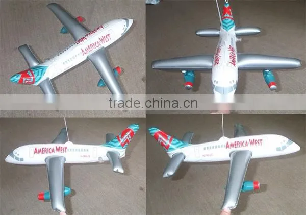 Cheap inflatable plane costume airplane toy for promotions