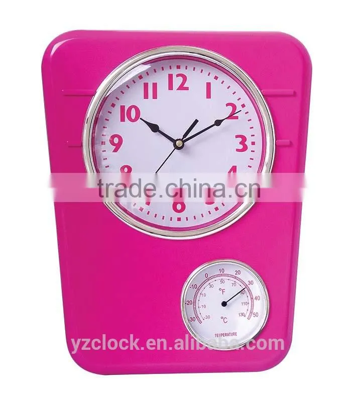 2014 NEW Square wall clock and weatherglass