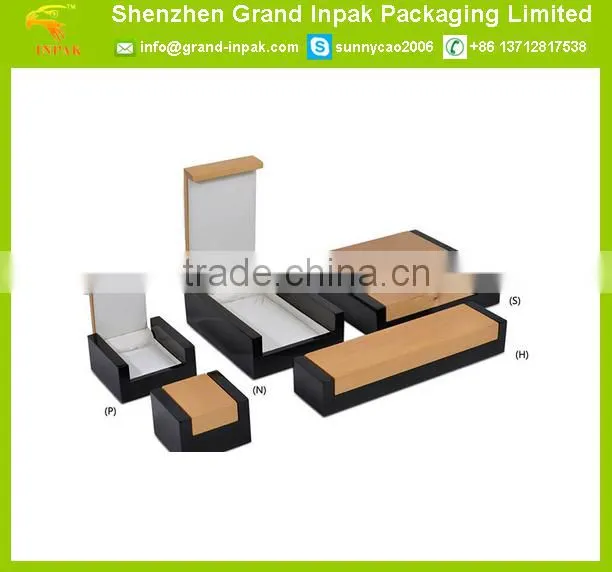 FSD wooden Jewelry set display gift packaging box