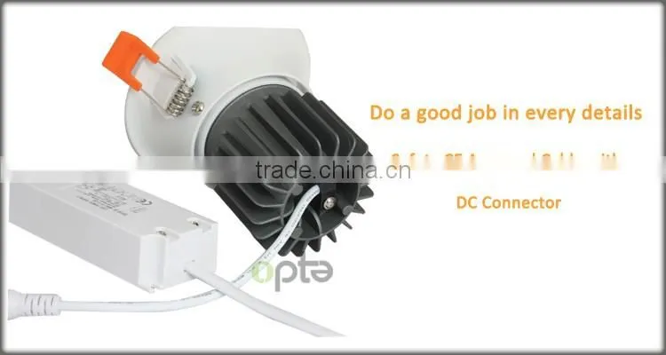 Adjustable Down Light Trimless LED Downlight 9W 12W 1000LM 90mm Coutout