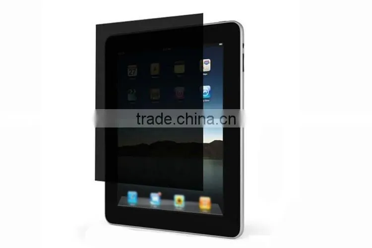 High Quality color tempered glass privacy screen protector for ipad 2/3/4