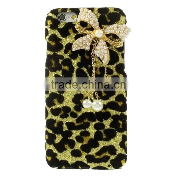 Very hot sell leopard case cover for iphone 6