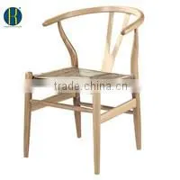 2015 Promotional Durable Brown Fabric Upholstered Restaurant Chair with Chrome Tube Legs