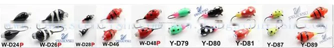 wholesale painted ball ice jig