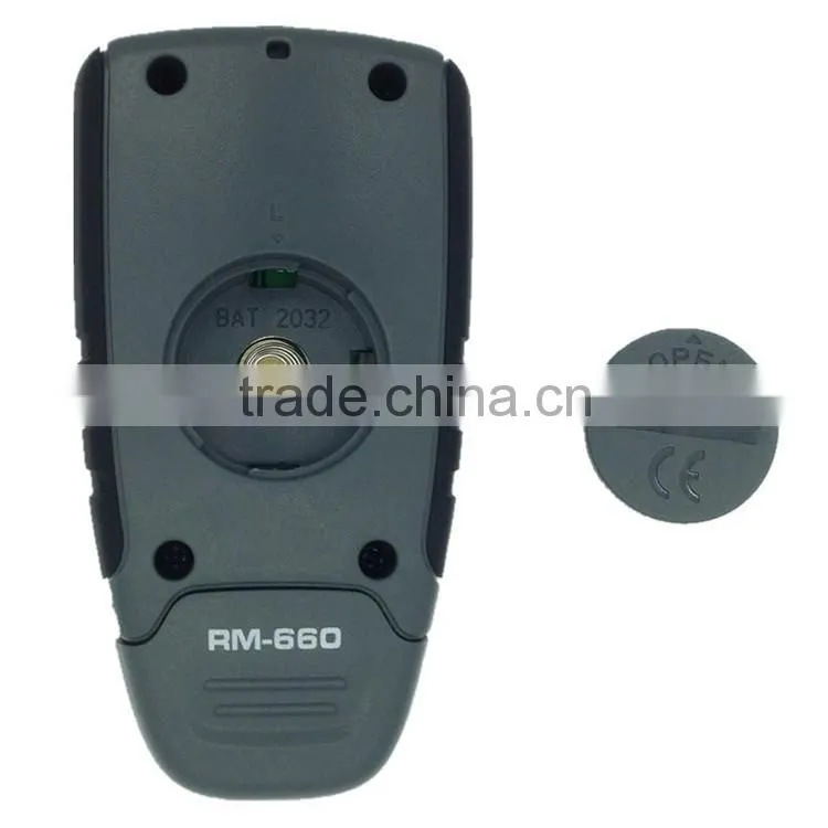RM660 Paint Coating Thickness Gauge Digital Meter Instrument Tester 0-1.25mm Iron Aluminum Base Metal Car Automotive measure