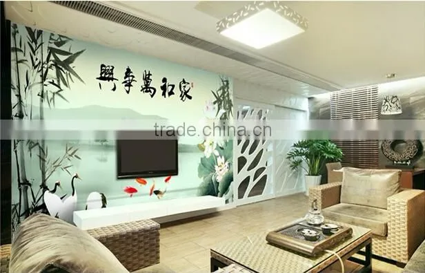 2014 new design metallic wallpaper/ Waterproof Wallpaper and natural material wallpaper For Home Decaration