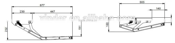 Xinder Electric folding steps for trailer for motorhome and minibus