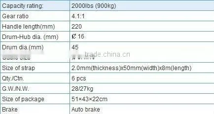 trailer winch GU2000LBS