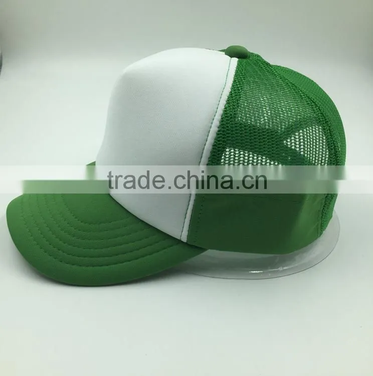 Unisex mixed color foam and mesh Baseball cap