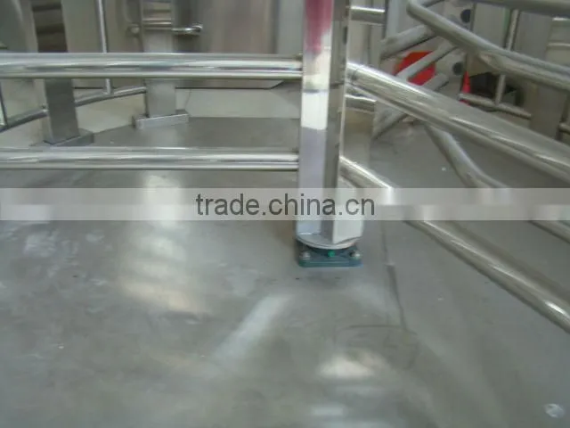 intelligent double lane pedestrian full height rfid turnstile price promotion