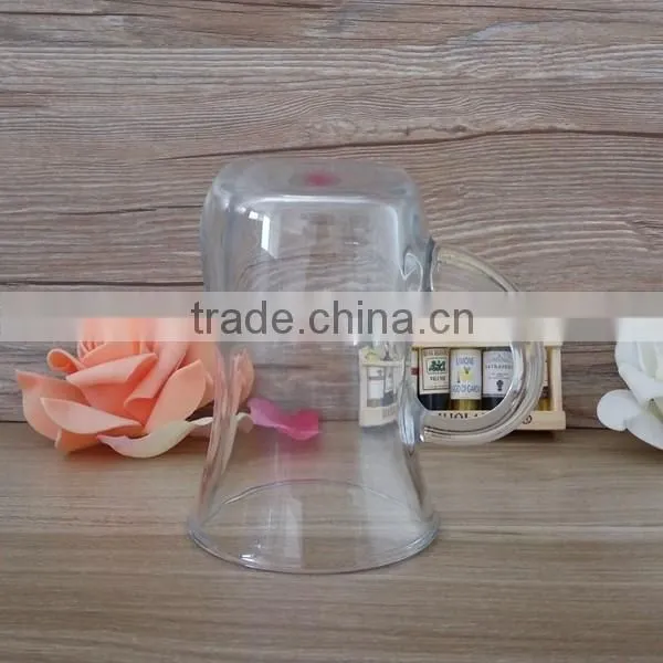 (OEM)Clear Shot Glass Cup with Handle for Flower Tea During Free Time