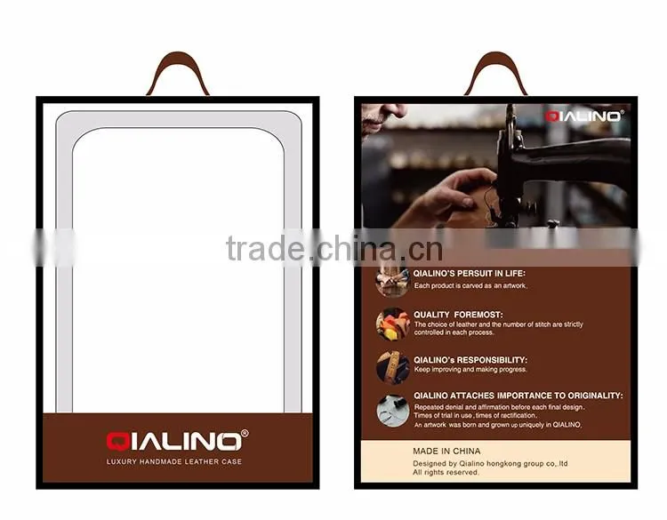 QIALINO RFID Blocking Wallet Genuine Leather wallet with lock handbag