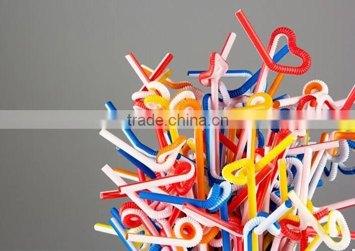 colorful art flexional Straw