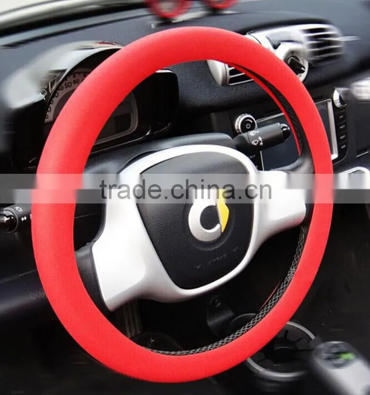 High quality 2015 innovative cheap silicone comfortable Steering wheel cover