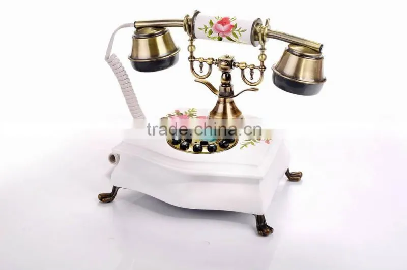 Retro telephone corded retro telephone set basic function telephone set for the best gift