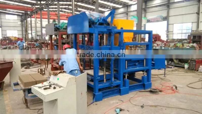 QT10-15 pallet block concrete brick machine production line