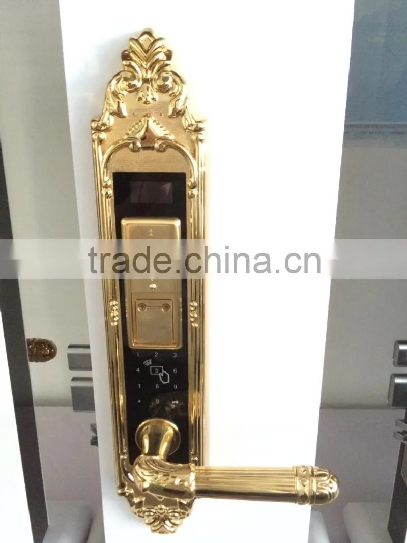 Code gold biometric door lock