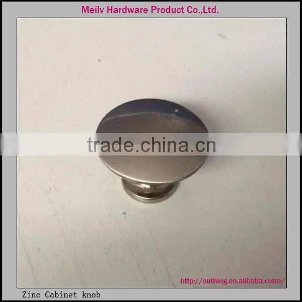 High quality ISO9000 zinc used wooden furniture cabinet zinc knobs