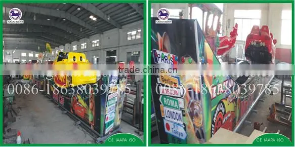 Popular funfair kids rides electric mini flying car