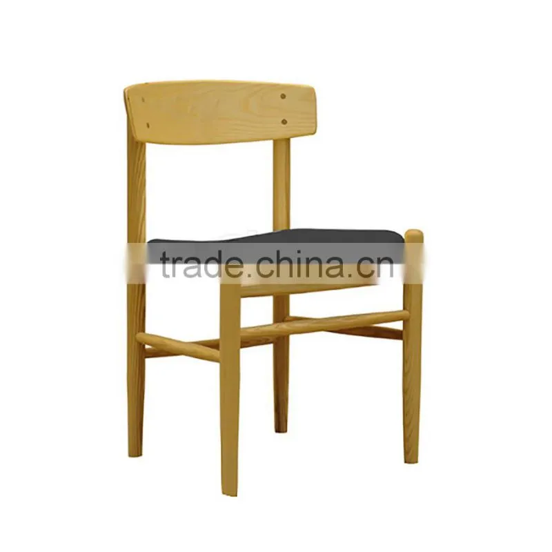 2016 Guangzhou furniture cheap wholesale restaurant wooden solid wood dining chair