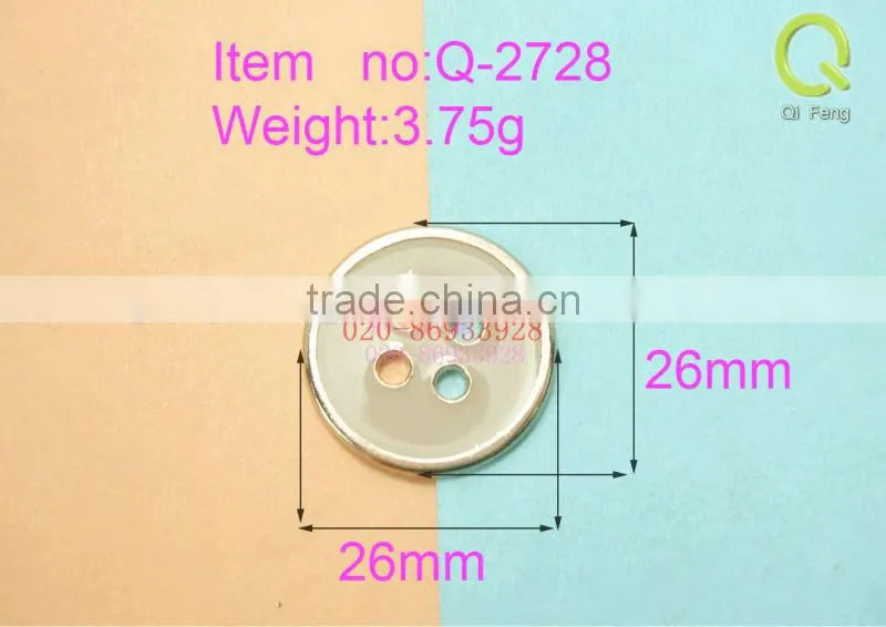 qifeng fashion bag accessories metal tag q-2728