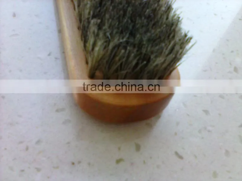 Maple wood shoe brushes
