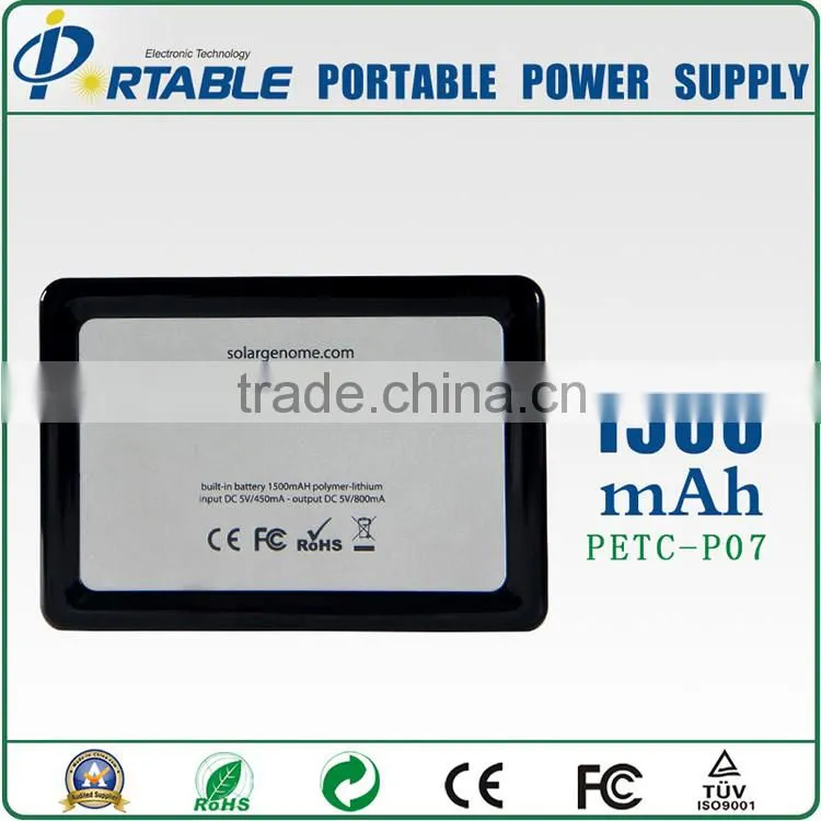 Wholesale high quality li-polymer power bank with replaceable battery, 2000mah Stylish Power Bank