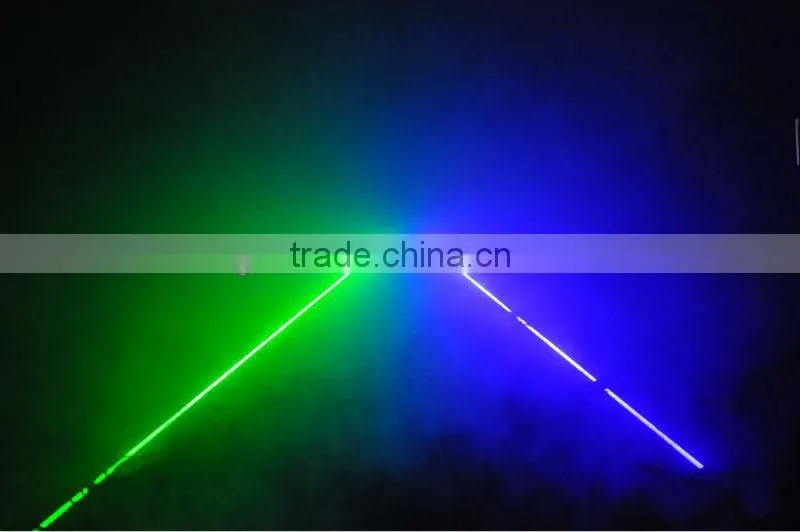 Professional double tunnel fat beam DJ laser lighting equipment show for sale