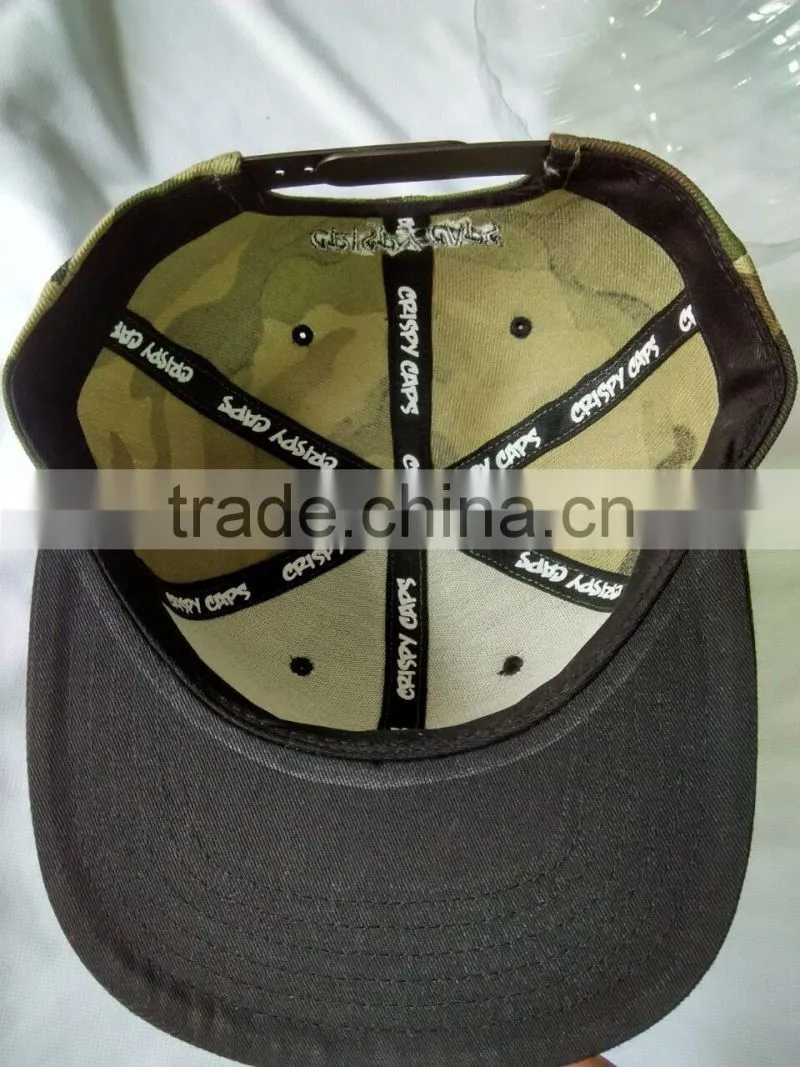 Camo flat bill cap trukfit snapback cap