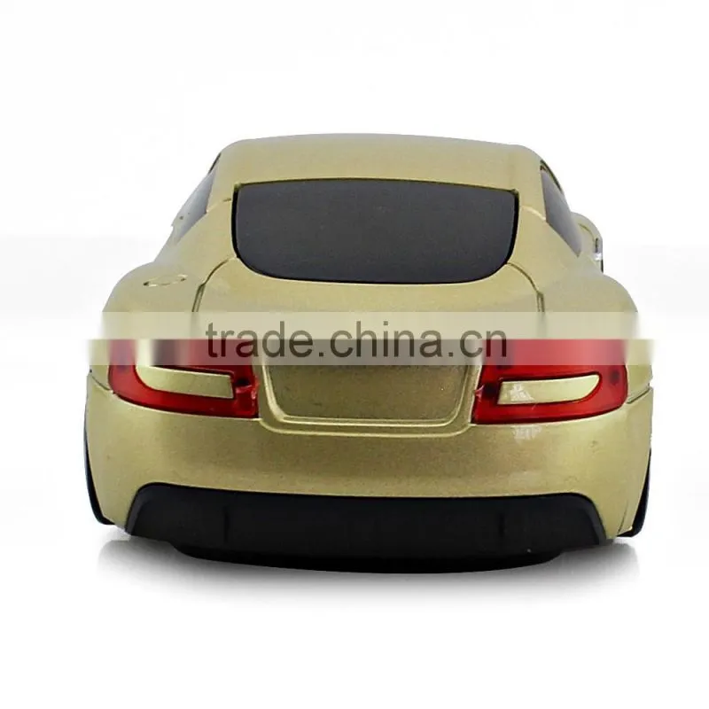 Gray 2.4GHz Wireless Aston Matin Car Shaped Game Optical Mouse