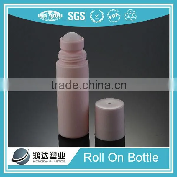 Plastic roll on bottle for personal care