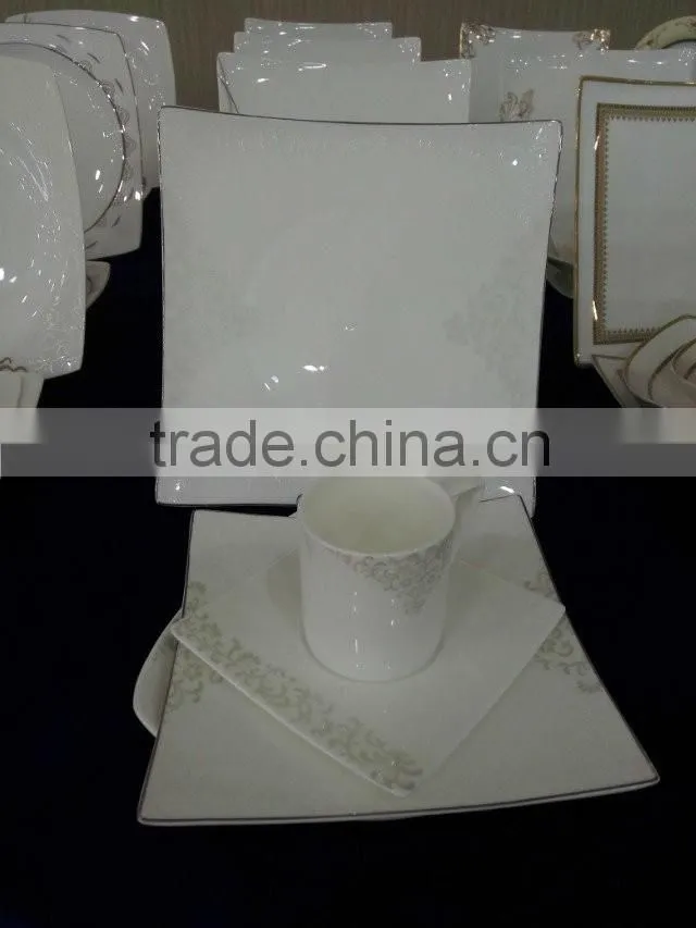 86pcs Bone china Dinner set/dinnerware sets/porcelain dinner plate
