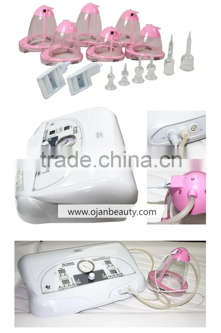 Nipple sucking breast enlargment massage cupping machine