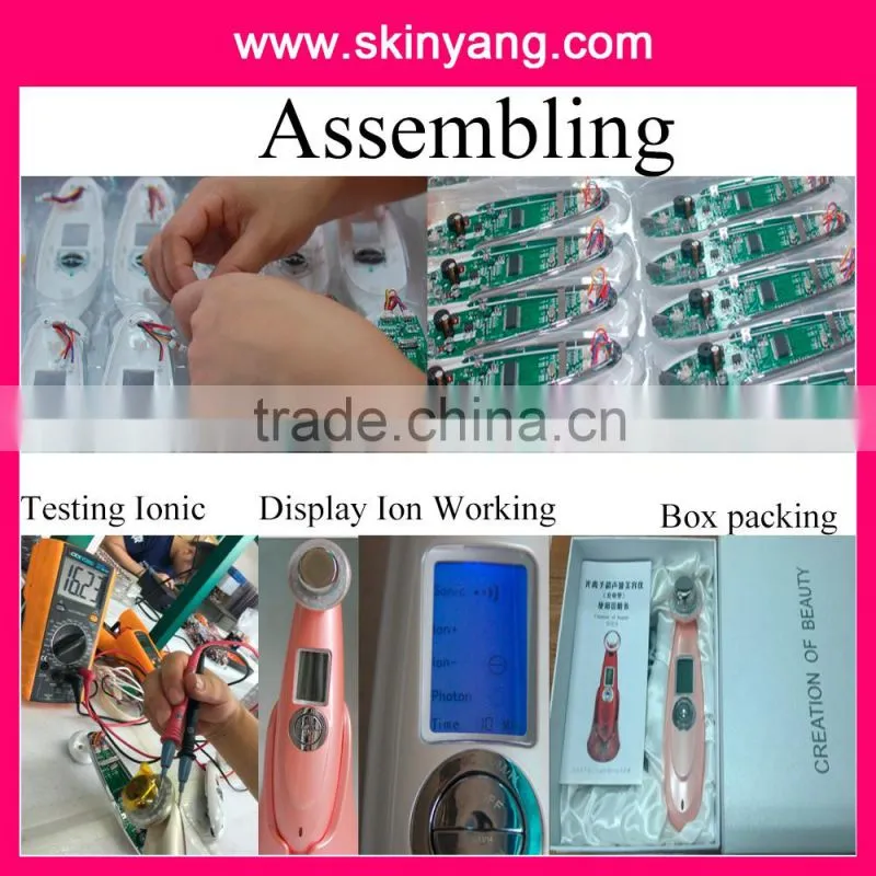 Japan beauty equipment ultrasonic facial massage for skin relax and skin lifting tighten with CE FCC