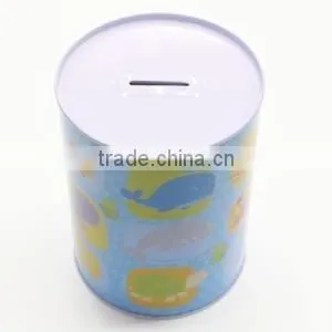 2016 hot selling metal money saving pot 8*13cm $1.0