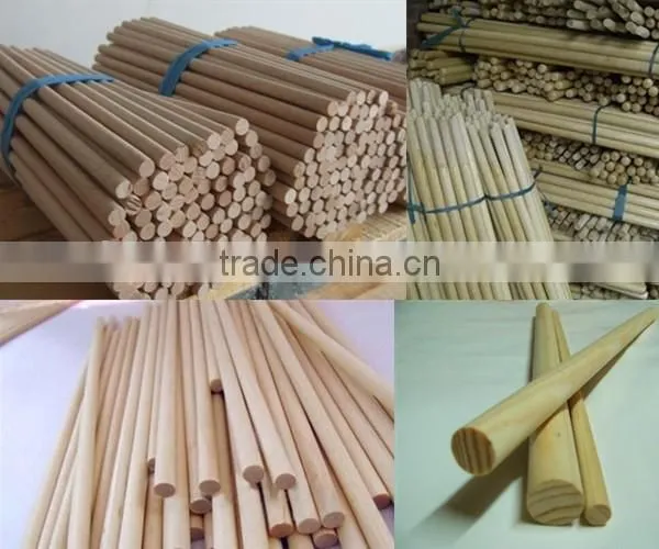 CE approved flexible broom handle / wood broom stick making machine