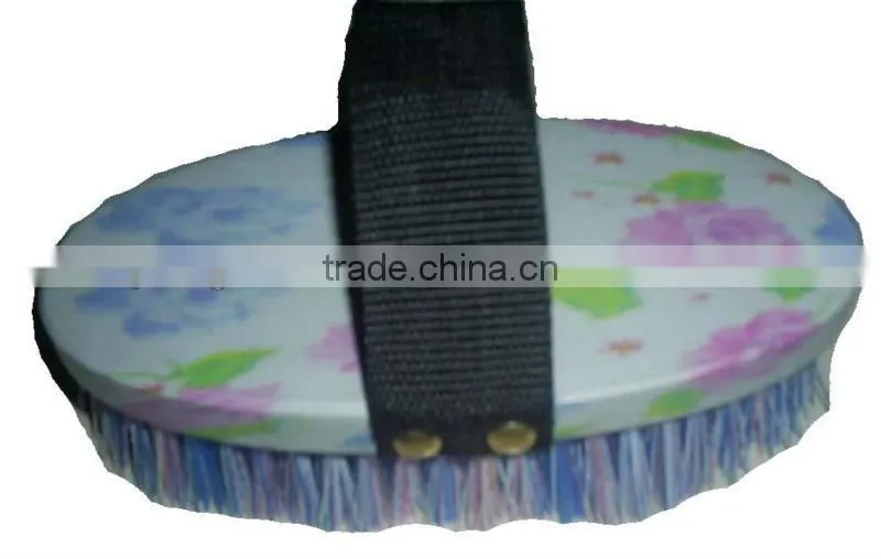 mix color touch soft long pp bristle horse brush