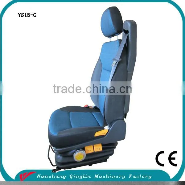 China Bus Driver Seat with Mechanical Suspension 3 Point Belt