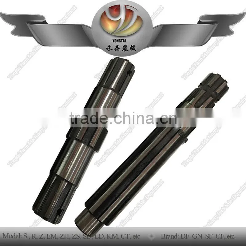 Agriculture rotary cultivator parts stainless steel spline shaft