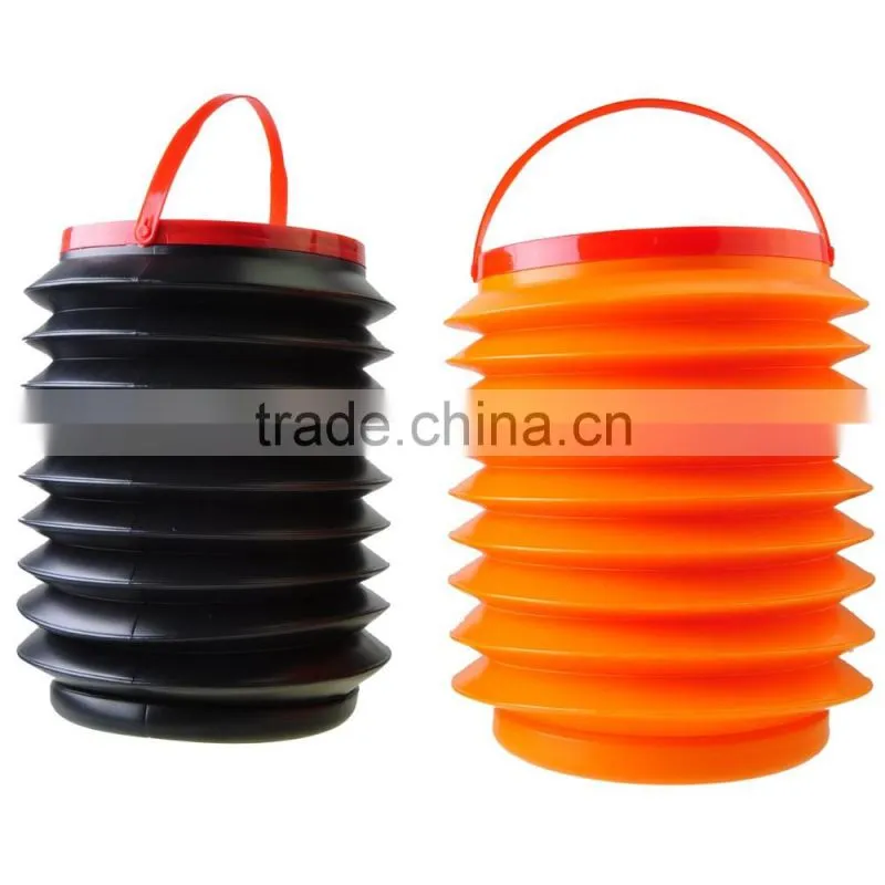 2016 Hot Selling Wholesale 4L Water Large Capacity Foldable Plastic Pail for Car Cleaning Camping