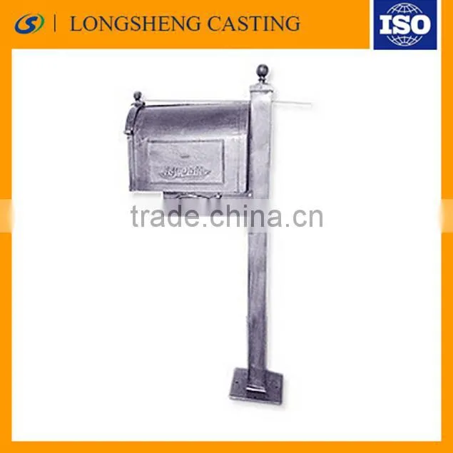 antique outdoor cast aluminum mailbox for apartment residence / apartment building mailbox