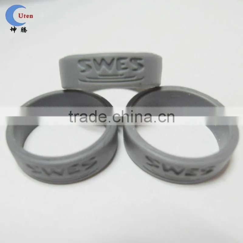 Customed Silicone Thumb Ring with Engrave Logo