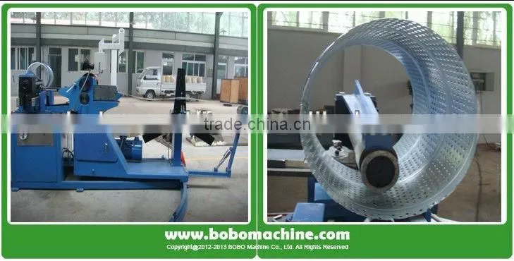 Car oil filter core making machine